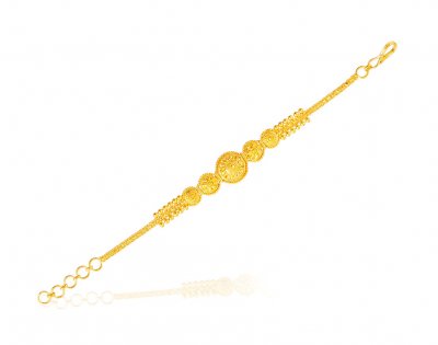 22K Baby Filigree Bracelet ( 22Kt Baby Bracelets )