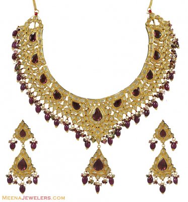 Genuin Kundan Diamond Set ( Diamond Necklace Sets )