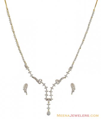 Genuin Diamond Necklace Set ( Diamond Necklace Sets )