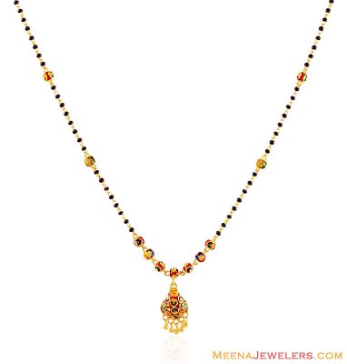 Indian Meenakari 22k Mangalsutra  ( MangalSutras )