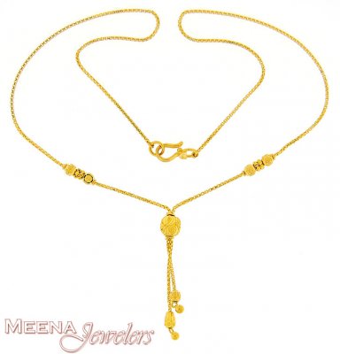 Gold Dokya Chain ( 22Kt Gold Fancy Chains )