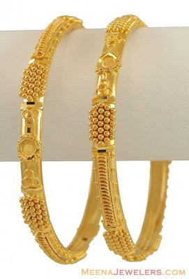 Gold Filigree Bangles(22 Karat) ( Gold Bangles )