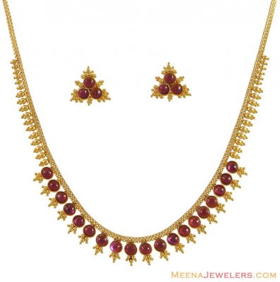 Indian Gold Necklace Set ( Light Sets )