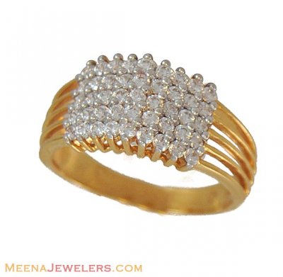 22K Ring With Star Signity ( Ladies Signity Rings )