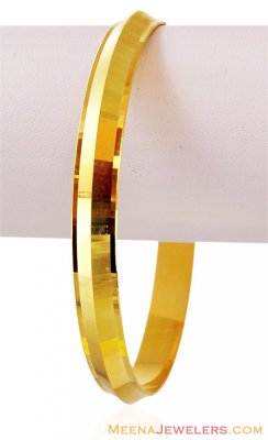 22k Yellow Gold Mens Kada  ( Mens Gold Kada )