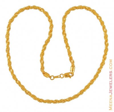 22Kt Gold Fancy Chain ( 22Kt Gold Fancy Chains )