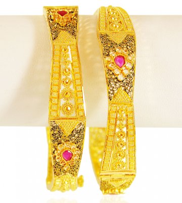 22 Karat Gold Kada 2pcs ( Kadas )