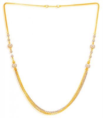 22KT Gold Layer Necklace Chain ( 22Kt Gold Fancy Chains )