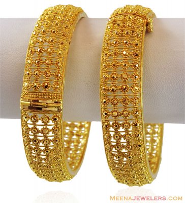 22K Gold Filigree Kada ( Kadas )