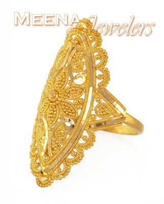 22Kt Gold Ladies Ring ( Ladies Gold Ring )