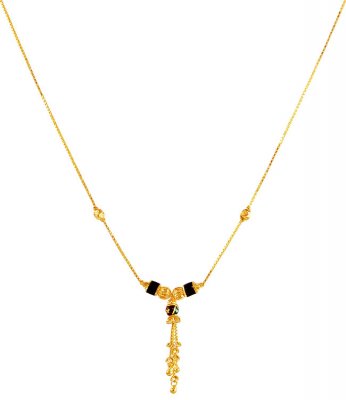 22Kt Gold Meenakari Dokia Chain ( 22Kt Gold Fancy Chains )