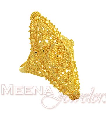 Designer Gold Ring ( Ladies Gold Ring )