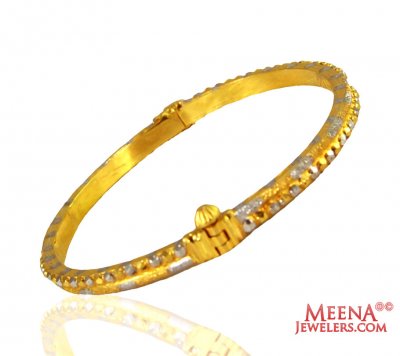 Fancy Ladies Gold Kada (1 pc) 22k  ( Kadas )