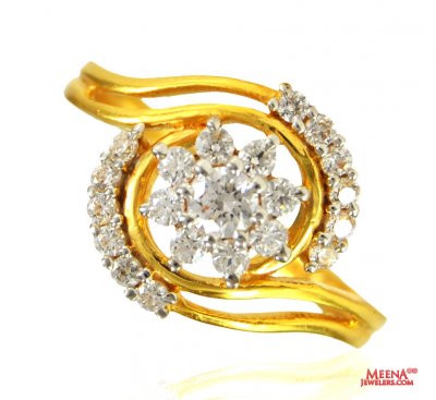 22 Kt Gold Exclusive Ladies Ring ( Ladies Signity Rings )