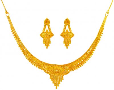 22k Fancy Gold Set ( 22 Kt Gold Sets )