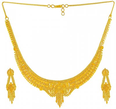 Gold Necklace and Earrings Set ( Light Sets )