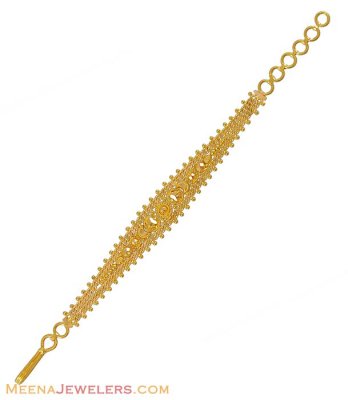 22k Fancy baby bracelet ( 22Kt Baby Bracelets )