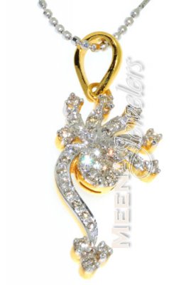 18Kt Gold Diamond Pendant ( Diamond Pendants )