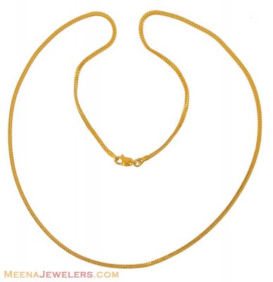 22k Indian chain ( Plain Gold Chains )