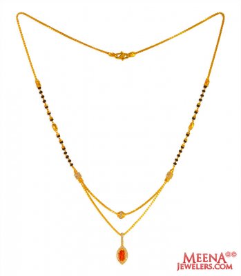  22K Gold CZ Mangalsutra  ( MangalSutras )