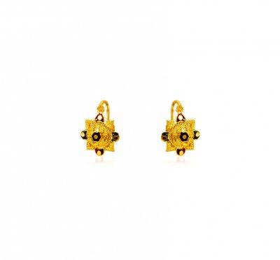 22 kt Gold Baby Earrings ( Hoop Earrings )