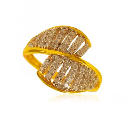 22k Gold Designer Ring  ( Ladies Signity Rings )