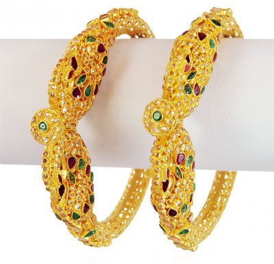 Peacock Gold Kada (2PCs) ( Kadas )