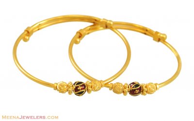 Meenakari Bangles (Kids Jewelry) ( Baby Bangles )