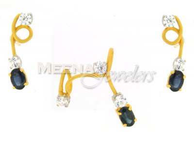 22Kt Gold Fancy Pendant Set ( Fancy Pendant Set )