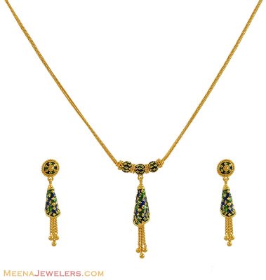 22k Fancy Meenakari Light Set ( Light Sets )