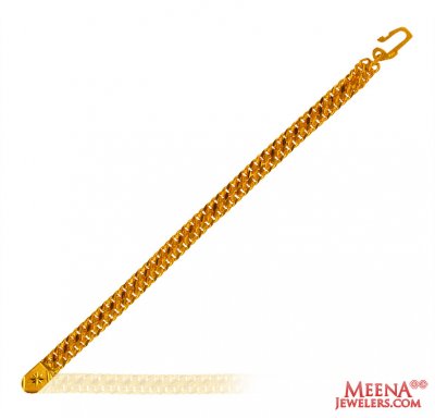 22Kt Gold Men Bracelet ( Men`s Bracelets )