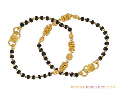  Holy Black Beads Bracelets(22k) ( Black Bead Bracelets )