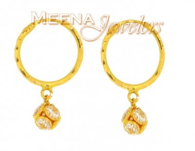 22Kt Gold Earrings (Baby) ( Hoop Earrings )