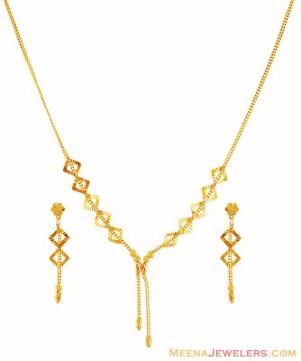 Gold Light Necklace Set ( Light Sets )