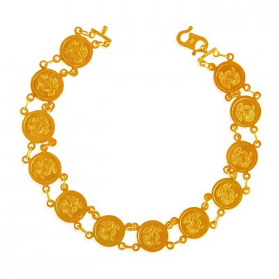 22K  Gold Ginni Bracelet ( Ladies Bracelets )