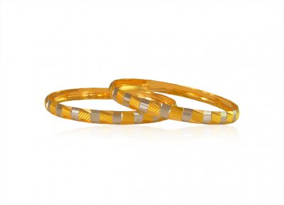 22 Kt Gold Baby Bangle ( Baby Bangles )