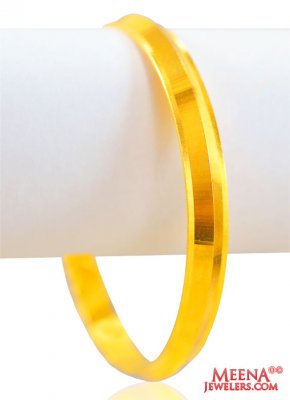 22 Karat Gold Mens Punjabi Kada ( Mens Gold Kada )