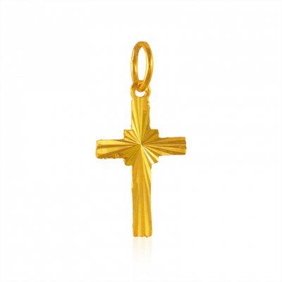 22K Gold Cross Pendant  ( Jesus Cross Pendants )