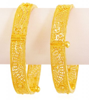 22K Filigree Kada (2 Pc) ( Kadas )