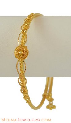 22Kt Gold Handmade Bangle ( Gold Bangles )