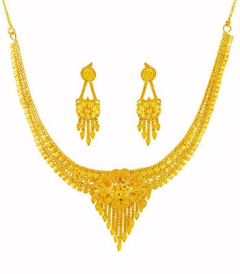 22k Fancy Gold Set ( 22 Kt Gold Sets )