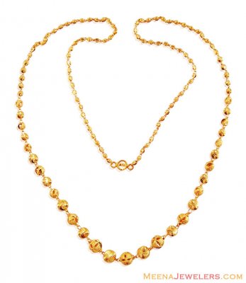 22K Gold Ladies Chain (24 Inches) - ChLo16430 - 22K Gold ladies chain ...