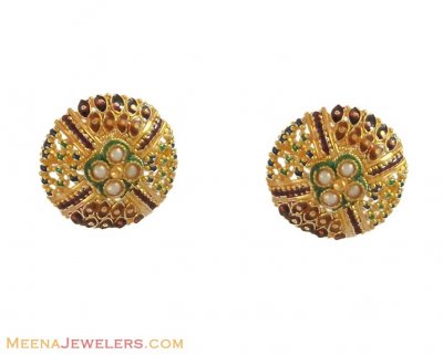 22k Meenakari Tops ( 22 Kt Gold Tops )