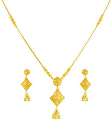 22K Gold Light Necklace Set ( Light Sets )