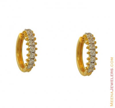 22K Designer Clip On Earrings ( Clip On Earrings )