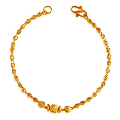 22Kt Gold Balls Bracelet ( Ladies Bracelets )