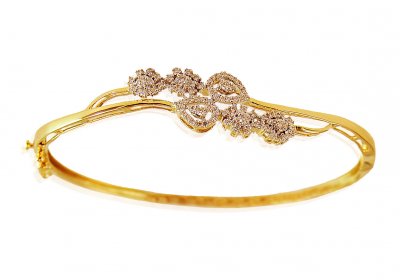 Diamond Bangle 18kt Gold ( Diamond Bangles )