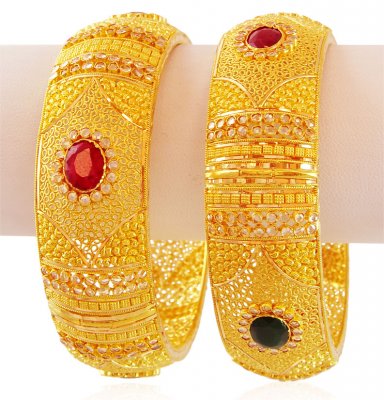 22K Gold Indian Kada (2PC) ( Kadas )