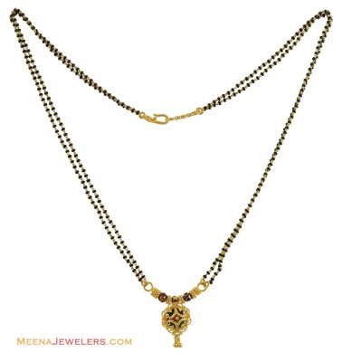 22k Meenakari Mangalsutra (17 INCH) ( MangalSutras )