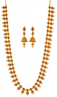 22K Mango Maala Set (26 Inch) ( Gold Designer Sets )